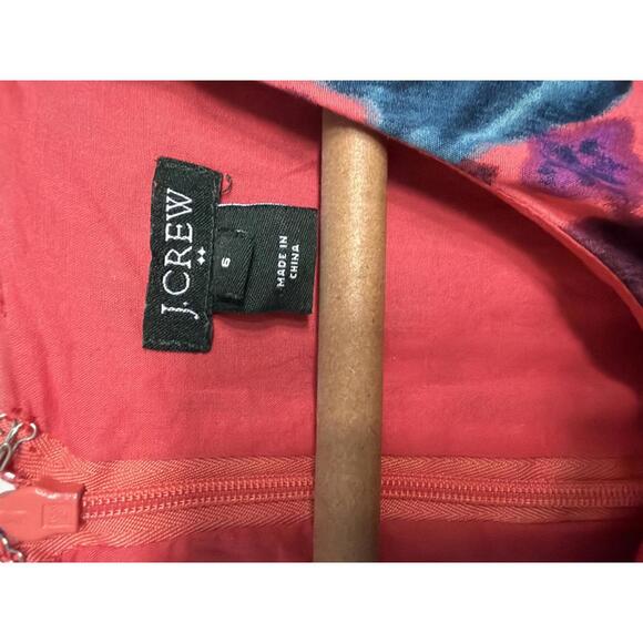 J.Crew Floral Sleeveless Dress Size 6 - Picture 2 of 3